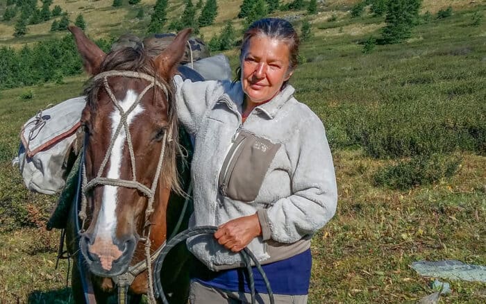 Altaj-Sibirija-Maria-Ana-Kolman-in-njen-konj-Burka